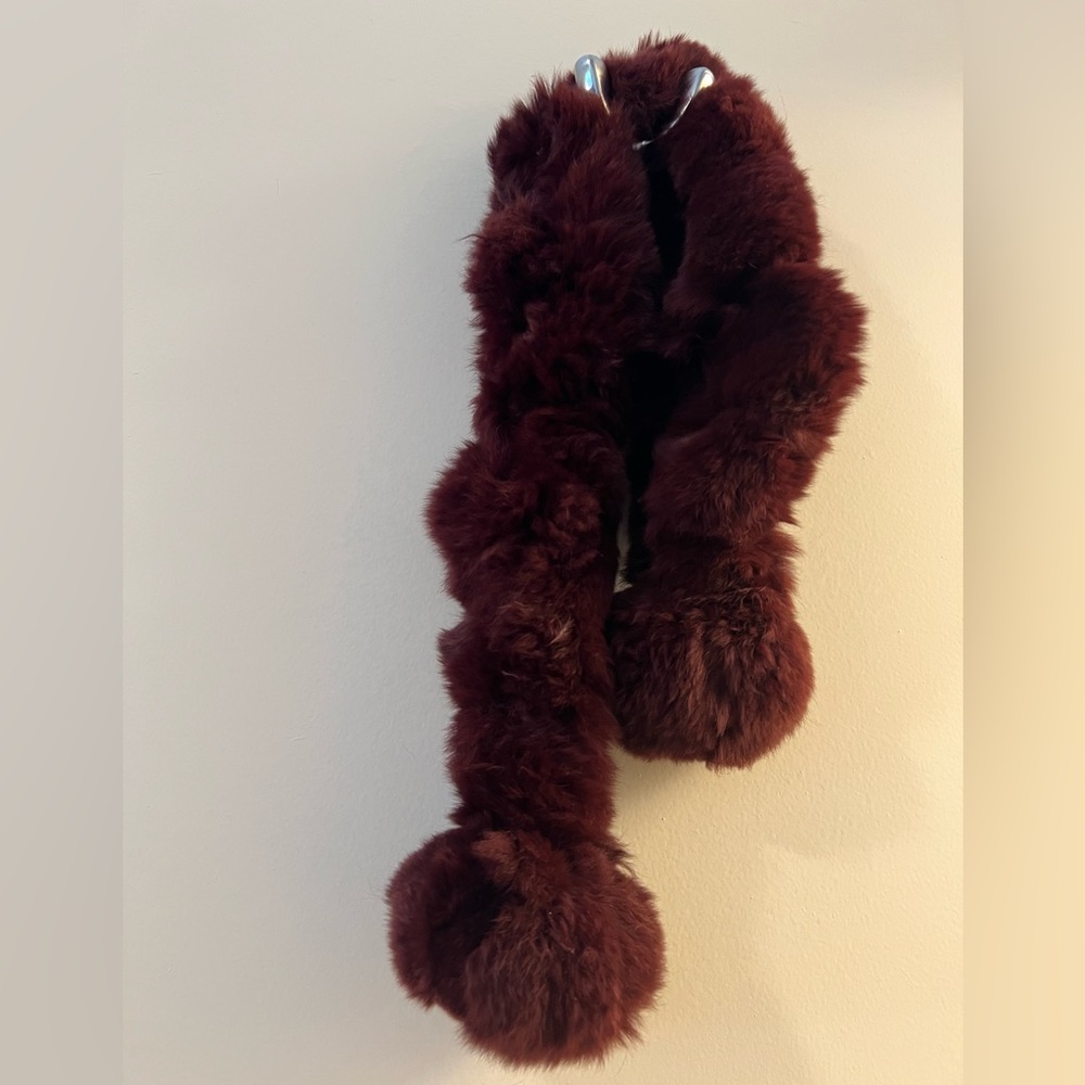 Belle Fare “The Bedford” Rex Neck Warmer/Scarf with Pom Pom
